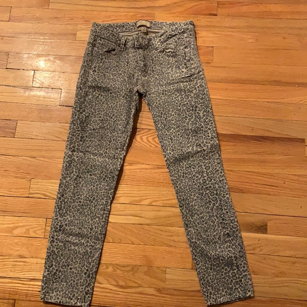 Paige leapord novelty jeans! Size 27. Well crafted denim. Smoke free home!